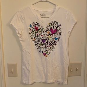 Justice Graphic “Love” Tee